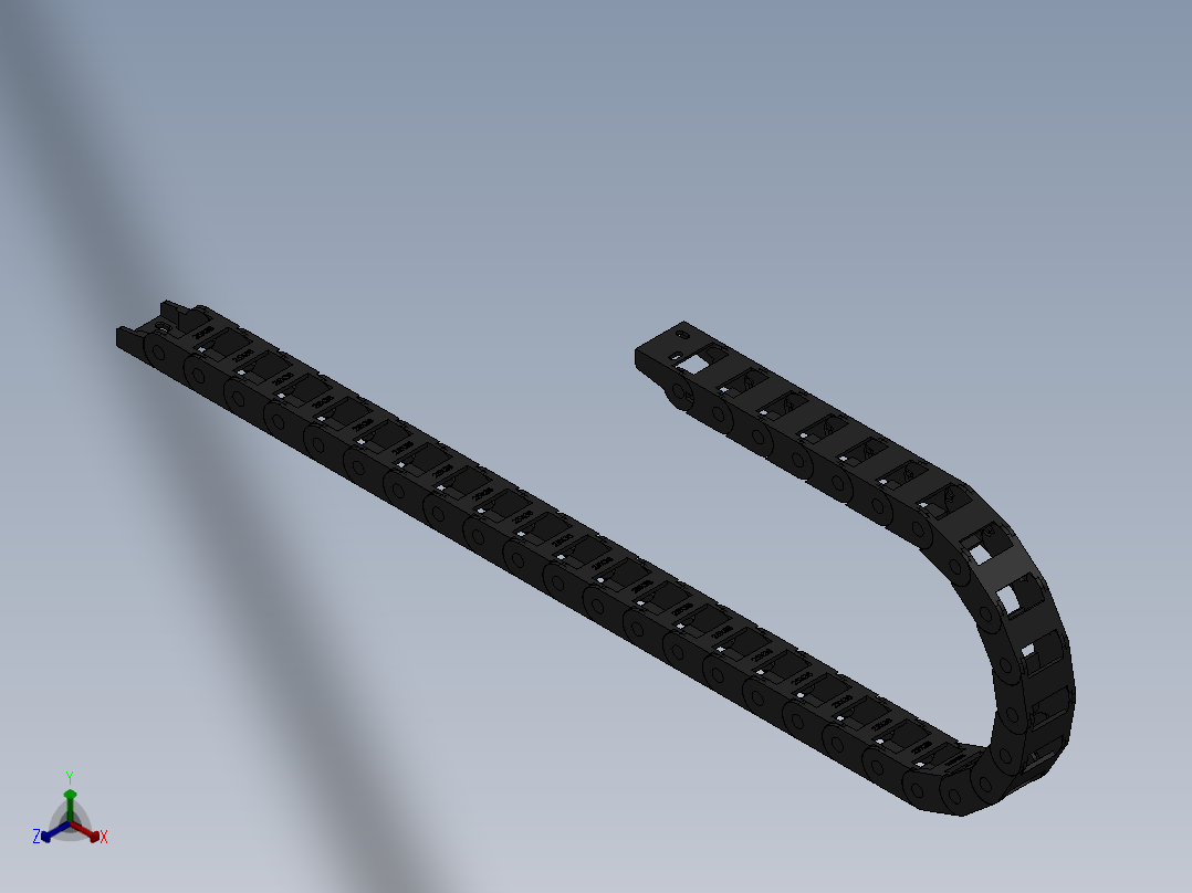 走线链25x38正等轴测图