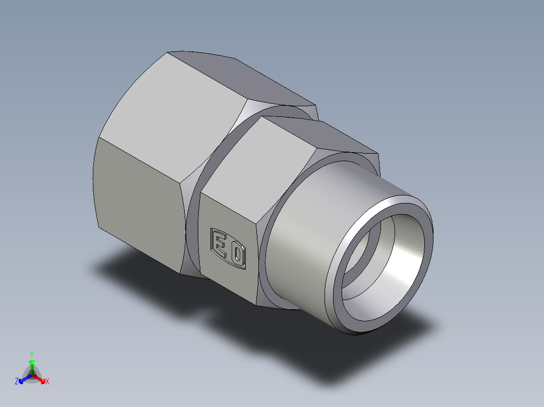 卡套式工业通用硬管接头EO_Distance_piece_adapter_DA16SOMDCF