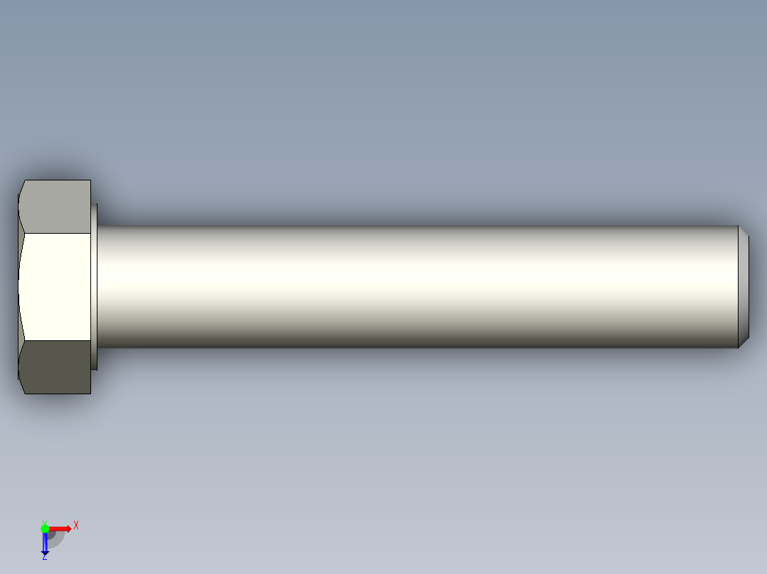 螺钉-DIN_931-M18x2.5x95_27.stp俯视图