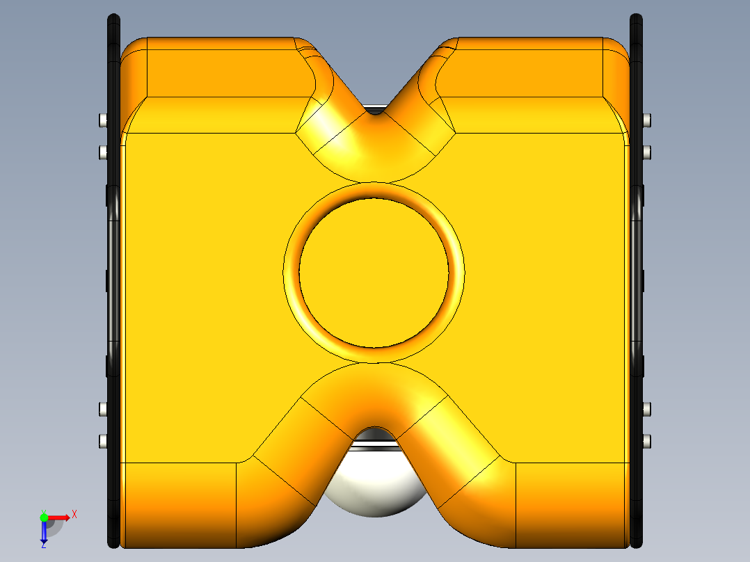 水下检测机器人--igs stp俯视图