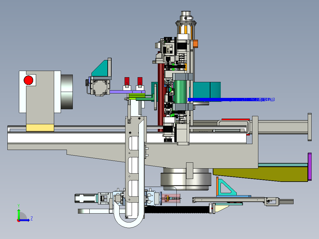 烟卷包装设备Proe5.0.zip左视图