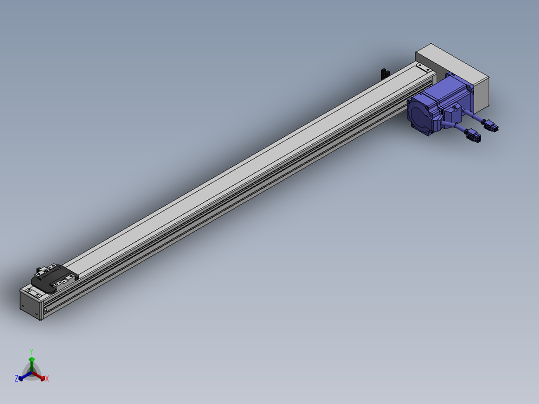 精密模组MY50-T10-800-BR-P20B-C4-C正等轴测图