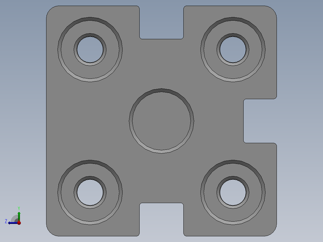 气缸ACE20X30SB右视图