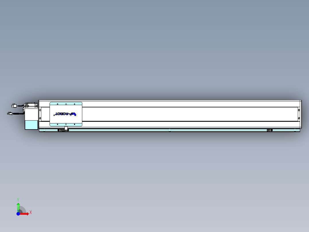 威洛博VBC同步带传动一无尘环境VBC14-L45-S1000-BLD-ZP40-C3前视图