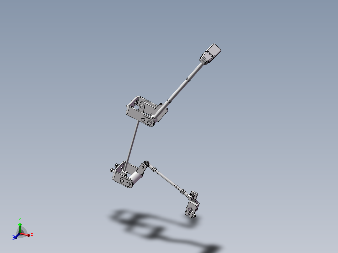 叉车之变速操作系统