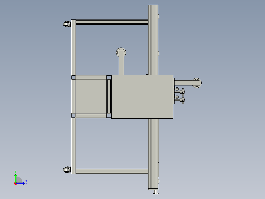 屏幕覆膜机40左视图