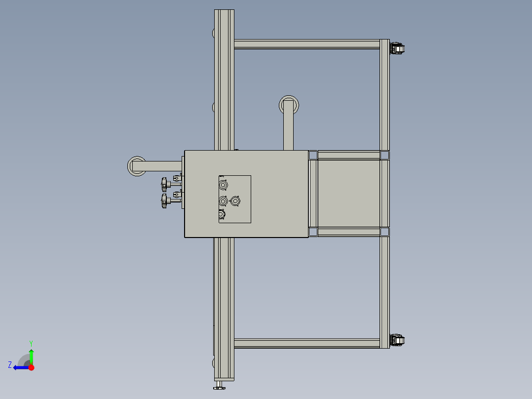 屏幕覆膜机40右视图