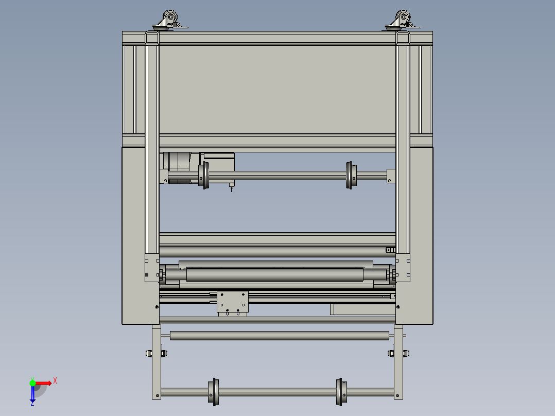屏幕覆膜机40俯视图