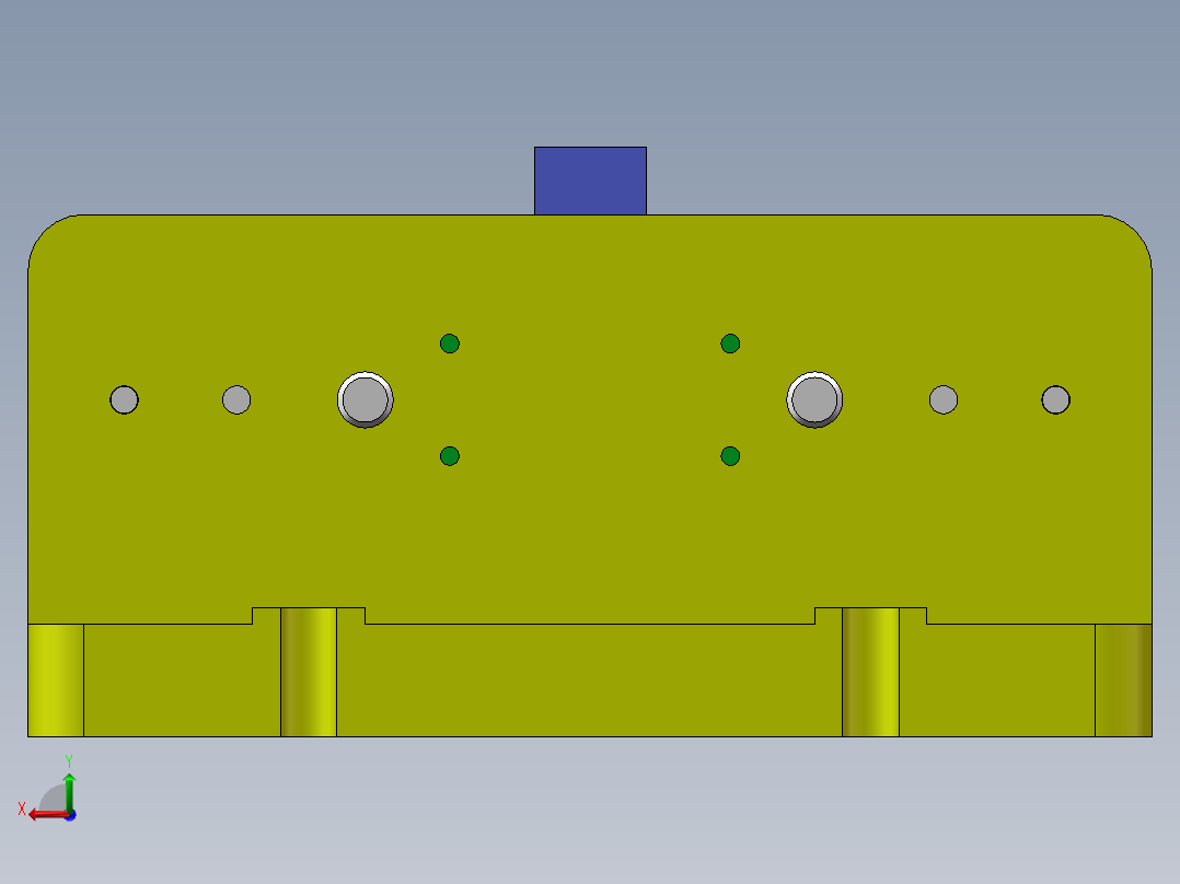 惰轮轴零件钻孔夹具三维+CAD设计资料后视图