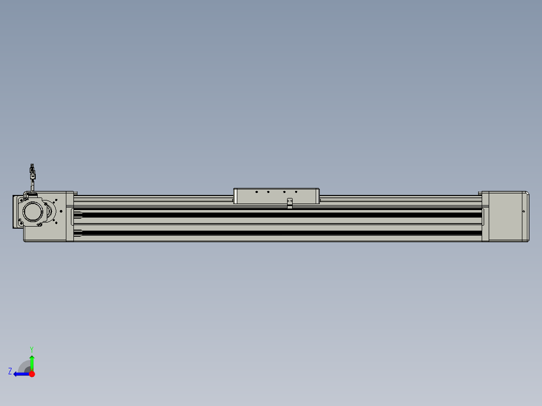 威洛博直线电机模组EB20-L224-S850-BR-ZP75-MS3-5K右视图
