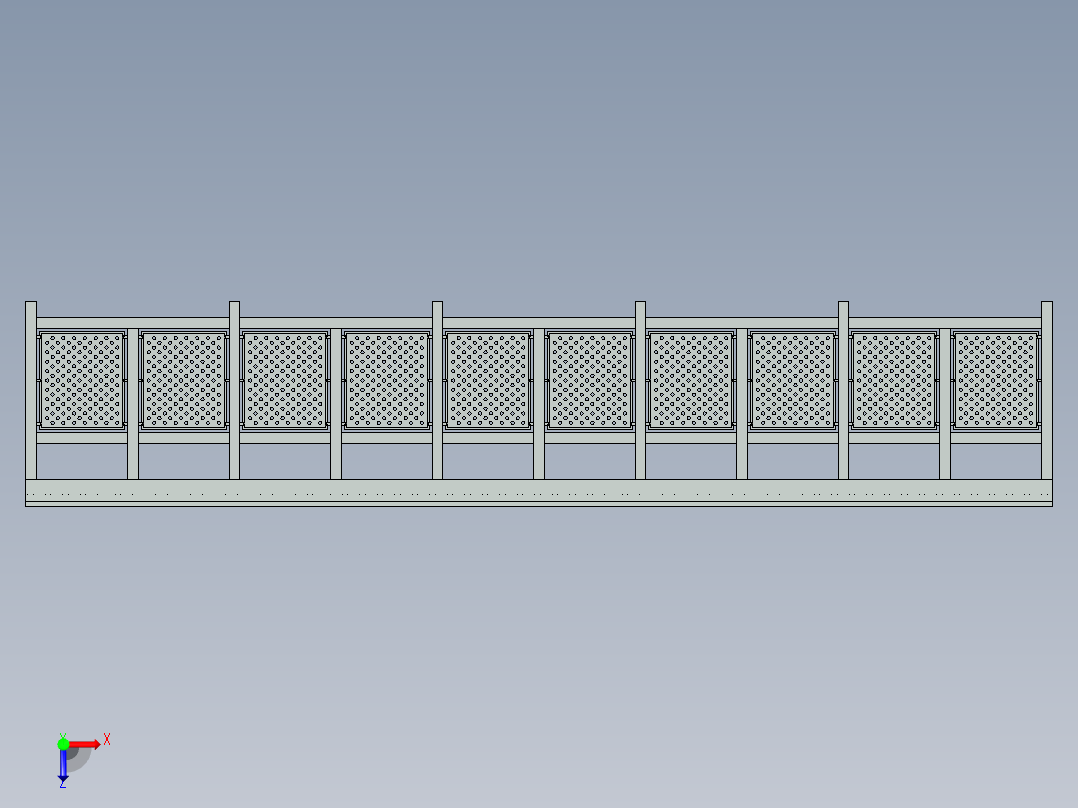 垃圾箱存放站俯视图