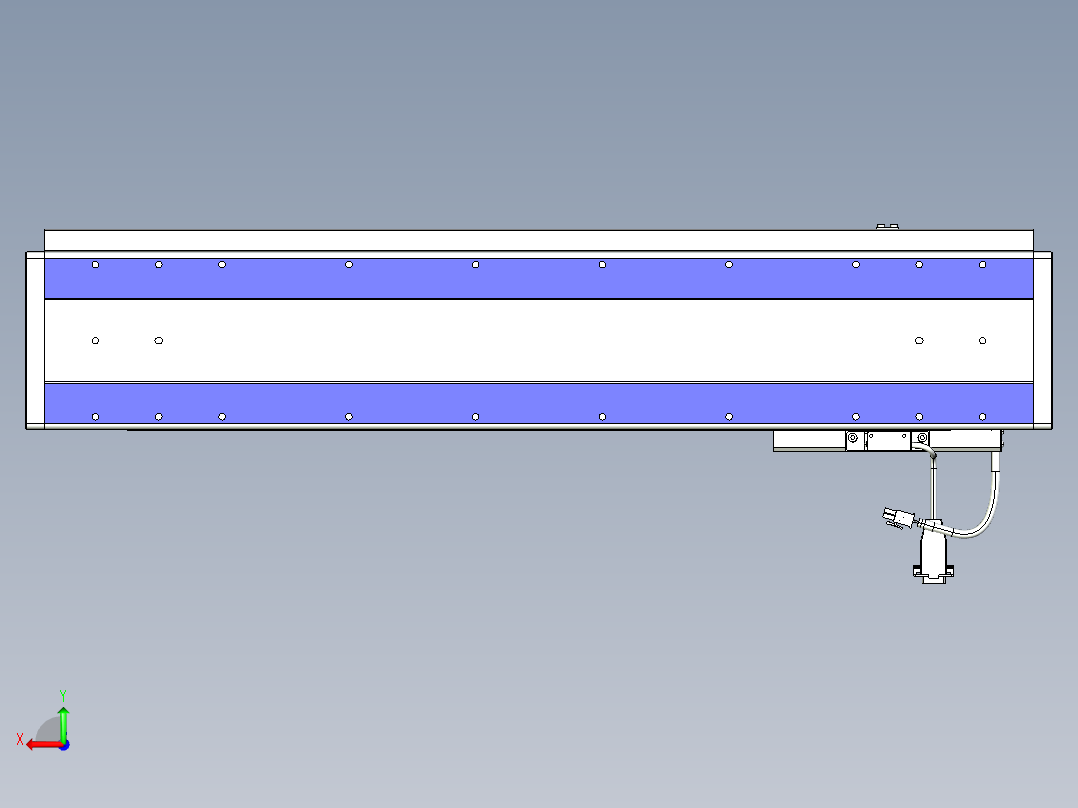 威洛博VL系列3d模型模组VL14S2Y-S550后视图