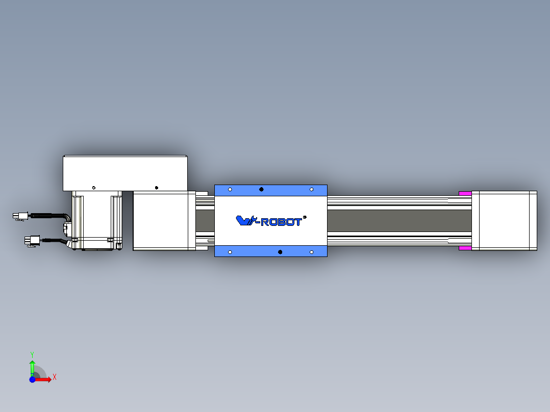 威洛博LB.GB同步带传动--欧规系列GB8-L96-S200-BR-P75前视图