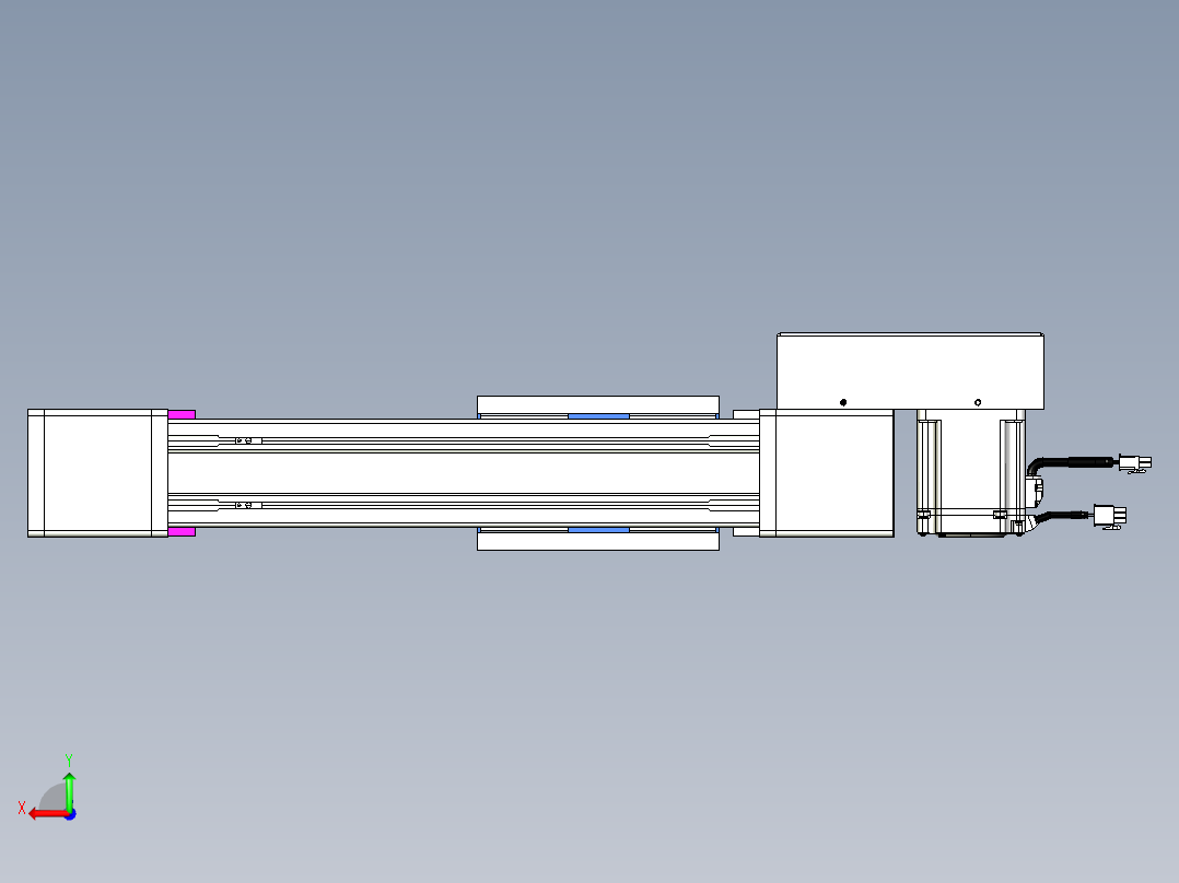 威洛博LB.GB同步带传动--欧规系列GB8-L96-S200-BR-P75后视图