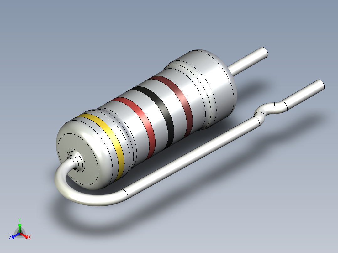 无源元件封装-RES-0.5W-V-MO
