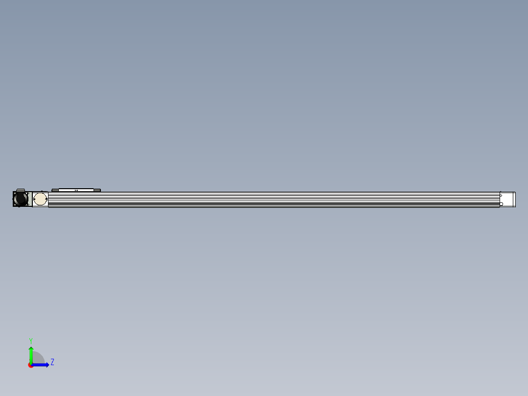 同步带滑台-欧规BC6H-L60-S1700-R-ZP40-D3左视图