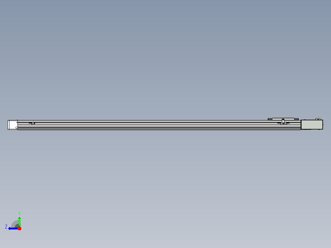 同步带滑台-欧规BC6H-L60-S1700-R-ZP40-D3右视图