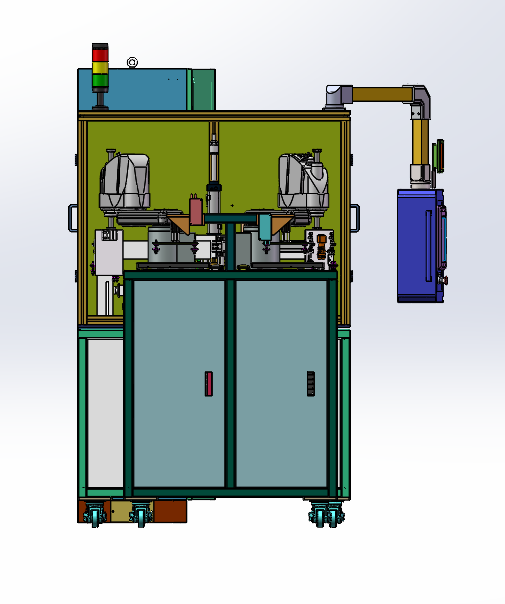 注塑件水口冲切码盘设备_step