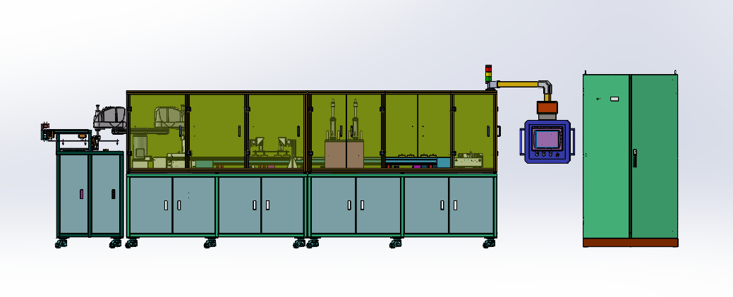 注塑件水口冲切码盘设备_step