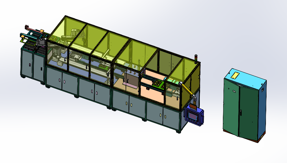 注塑件水口冲切码盘设备_step