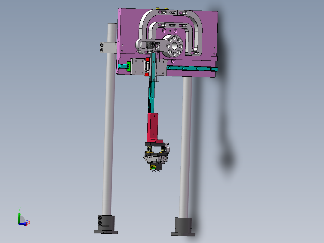 N型机械爪<span style='color: red'>3D</span>数模图纸 Solidworks设计 附STP IGS