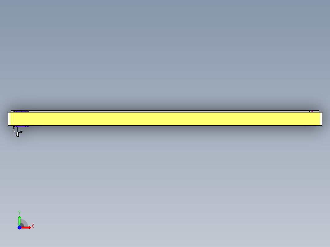 威洛博VL系列直线电机模组-VL14S2-S3050前视图