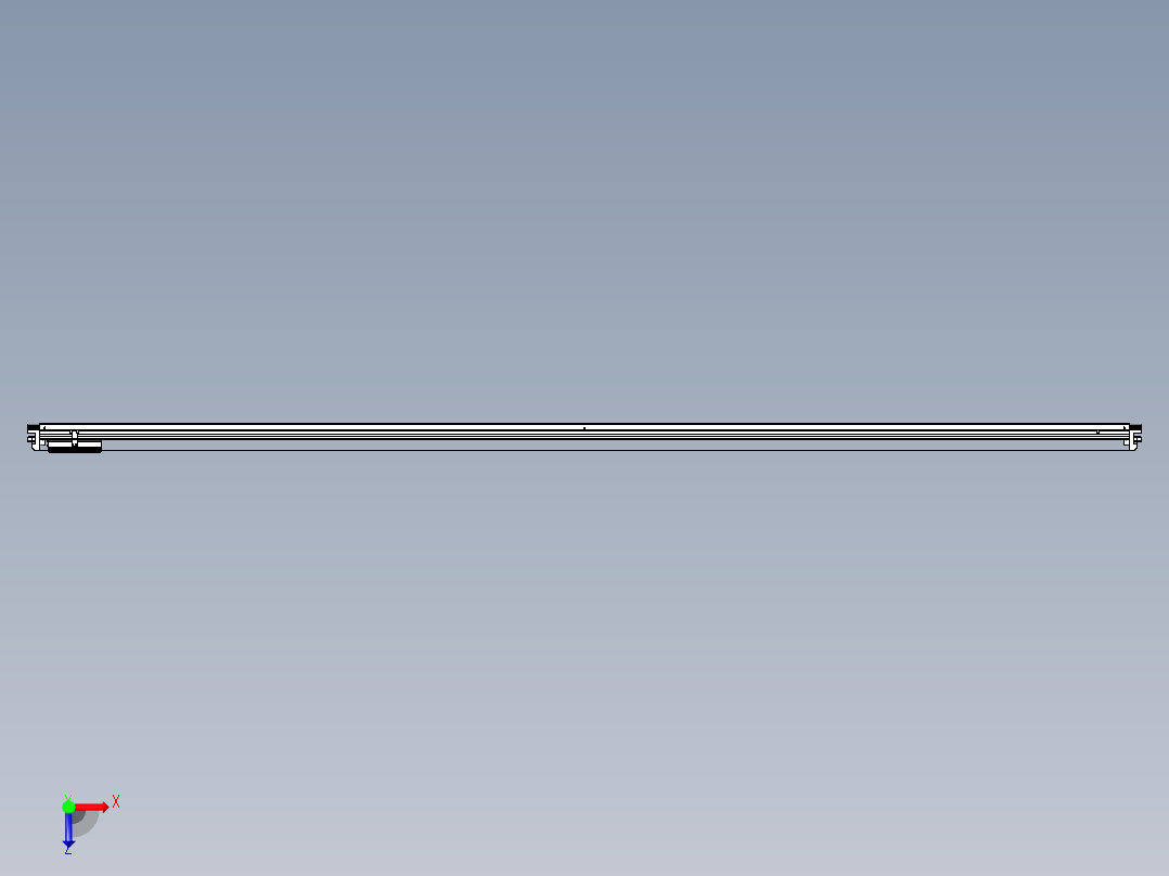 威洛博VL系列直线电机模组-VL14S2-S3050俯视图