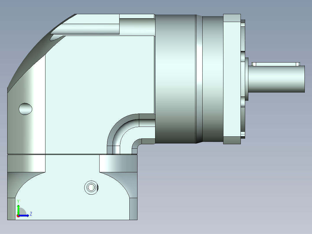 直齿ZPLF120-L1 22-110-145-M8.stp左视图