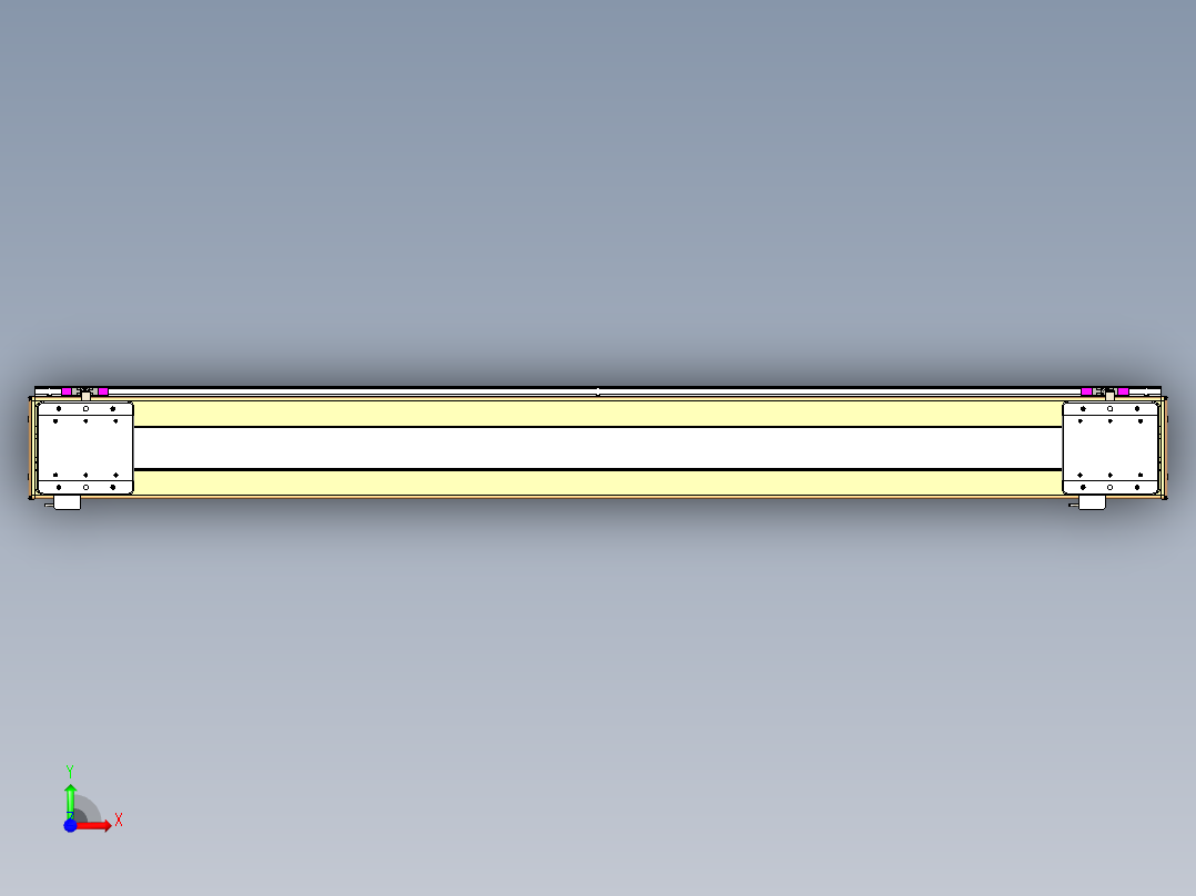 威洛博LC系列3d模型模组2LC17E1Y-S1500前视图