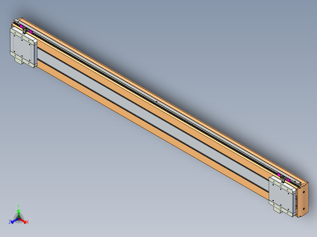 威洛博LC系列3d模型模组2LC17E1Y-S1500正等轴测图