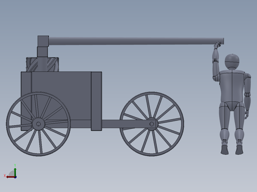 甘蔗汁机设计模型219745=甘蔗榨汁机===30后视图