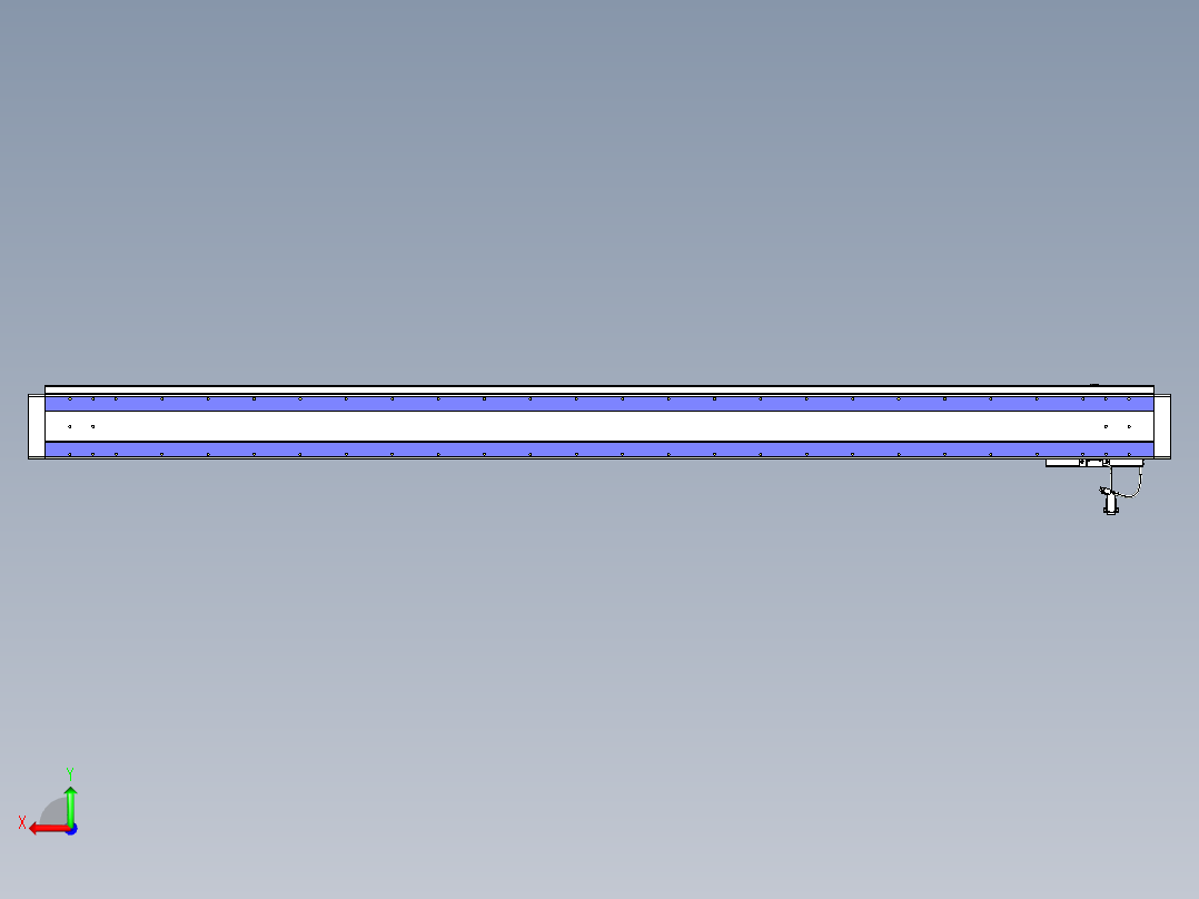 威洛博VL系列直线电机模组-VL14S3-S2150后视图