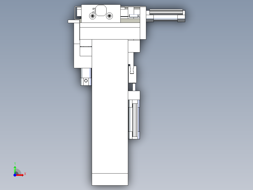 打螺丝机构前视图