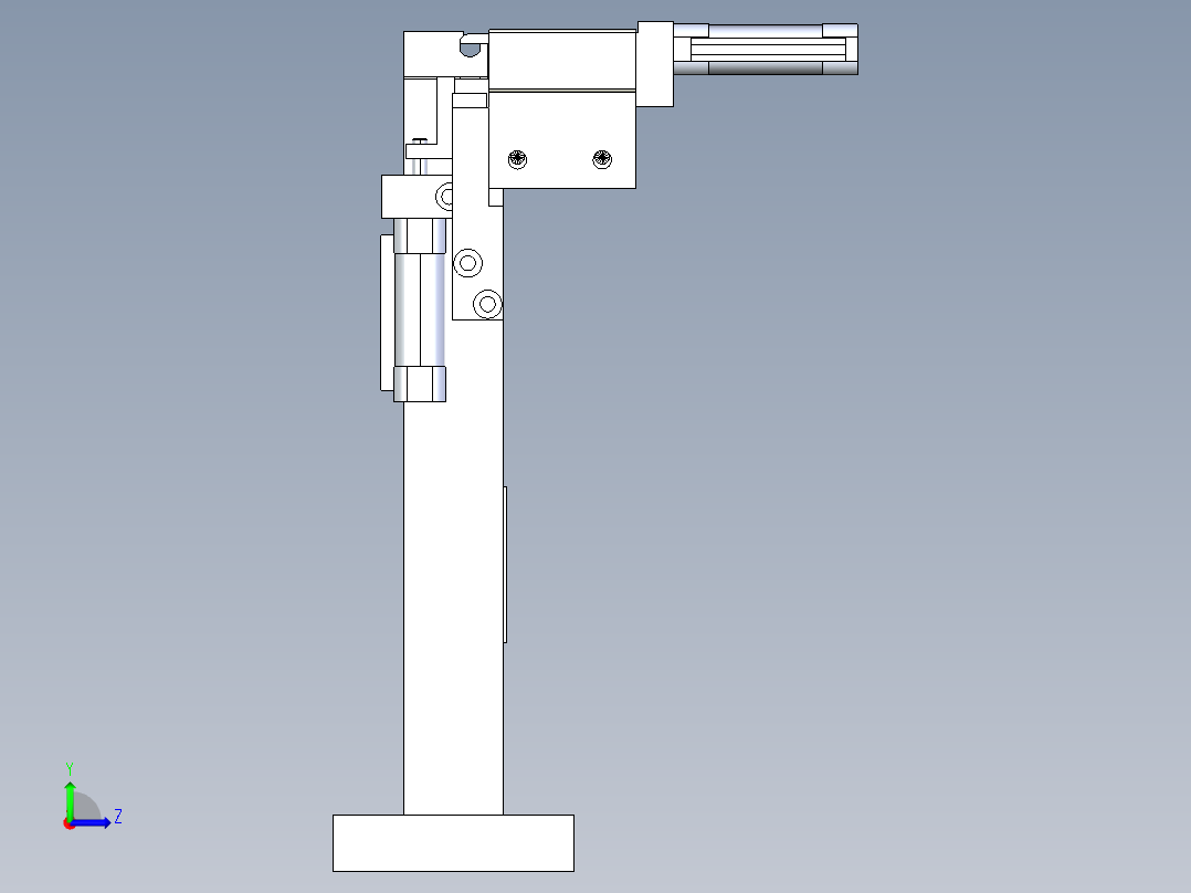 打螺丝机构左视图