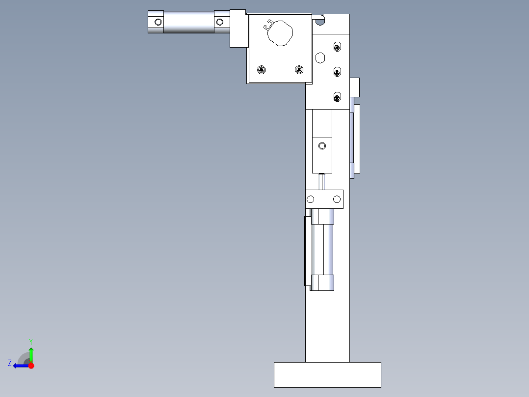 打螺丝机构右视图
