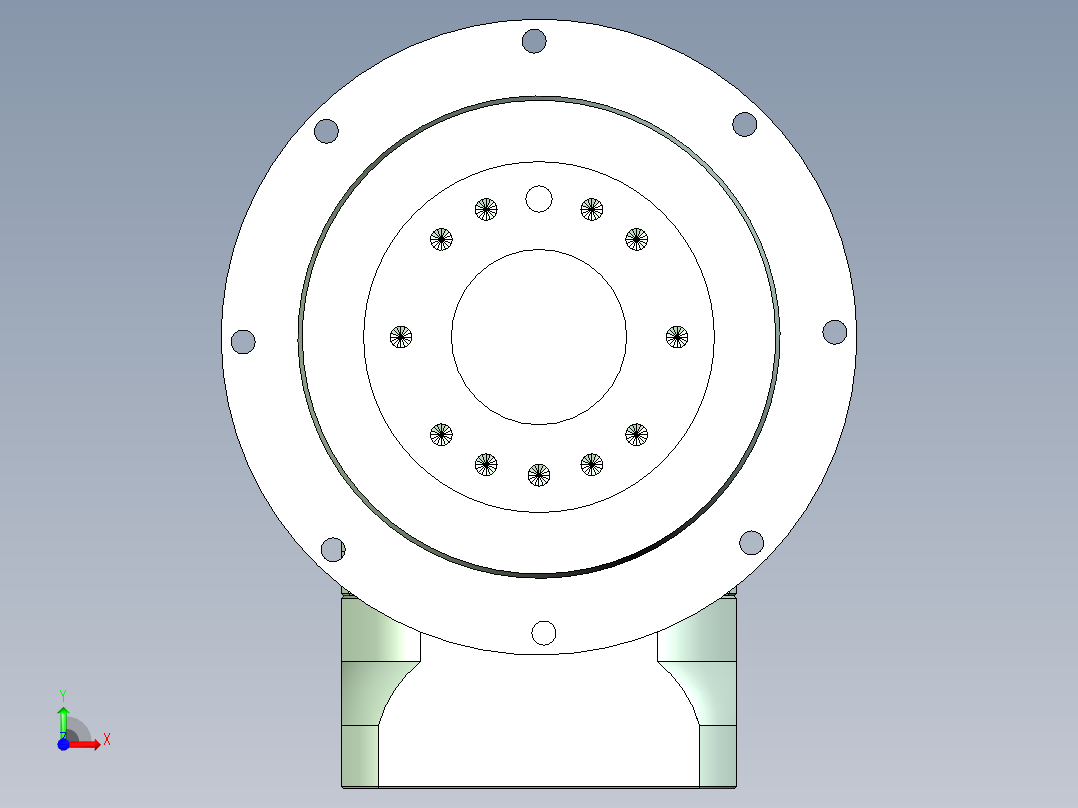 直齿ZPLH120-L2 19-70-90-M5.stp前视图