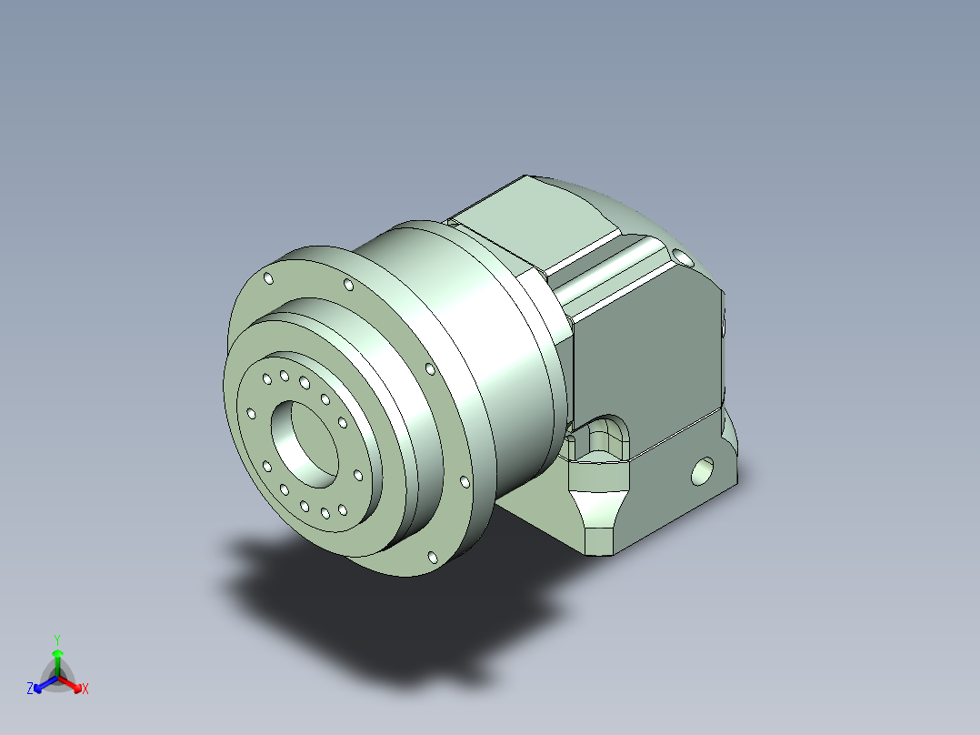 直齿ZPLH120-L2 19-70-90-M5.stp正等轴测图