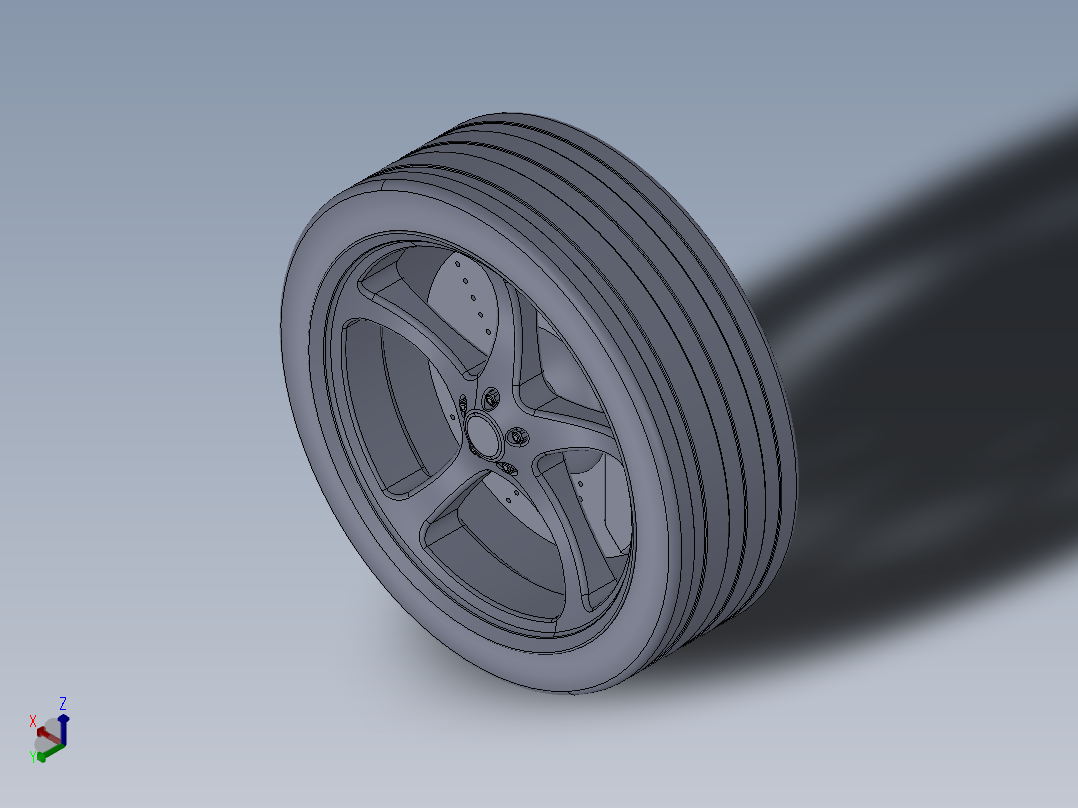 024-法拉利轮胎正等轴测图