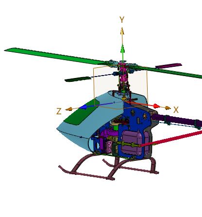 迷你直升遥控飞机航模