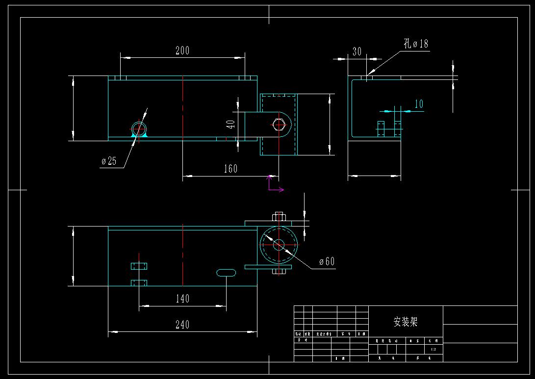 滚刷清扫器CAD图纸987699==350