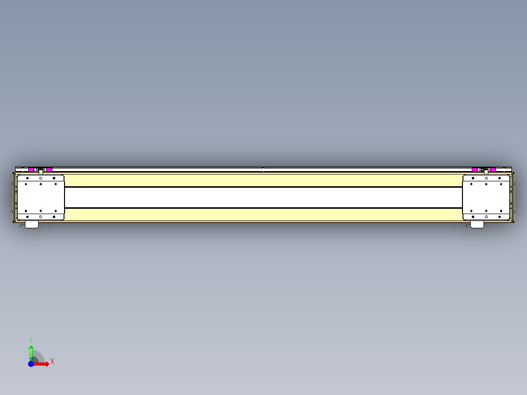威洛博LC系列3d模型模组2LC17E1Y-S1300前视图