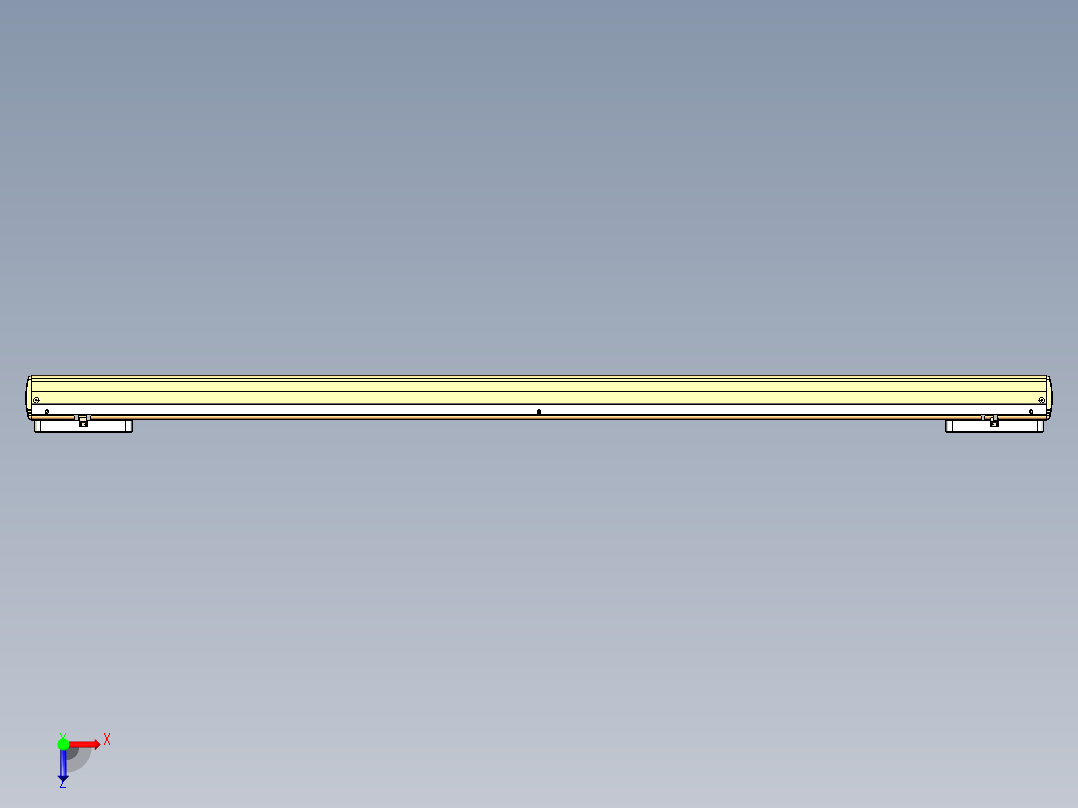 威洛博LC系列3d模型模组2LC17E1Y-S1300俯视图