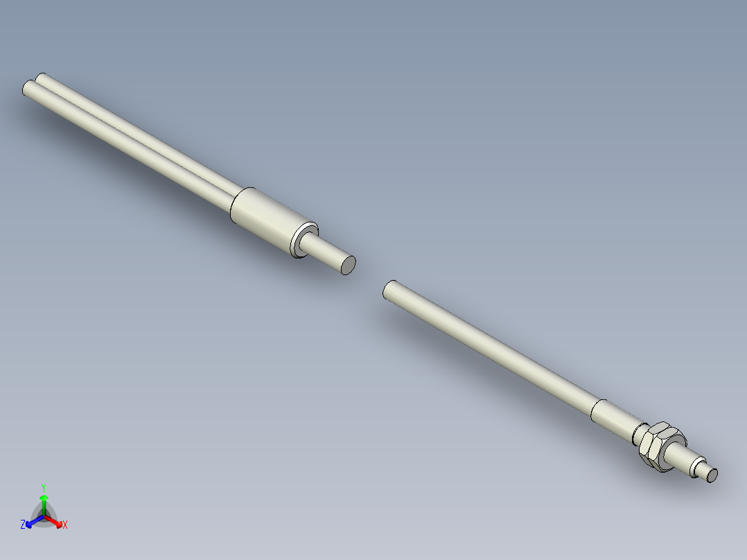 耐高温玻璃光纤_漫反射型FR-GW411_3D