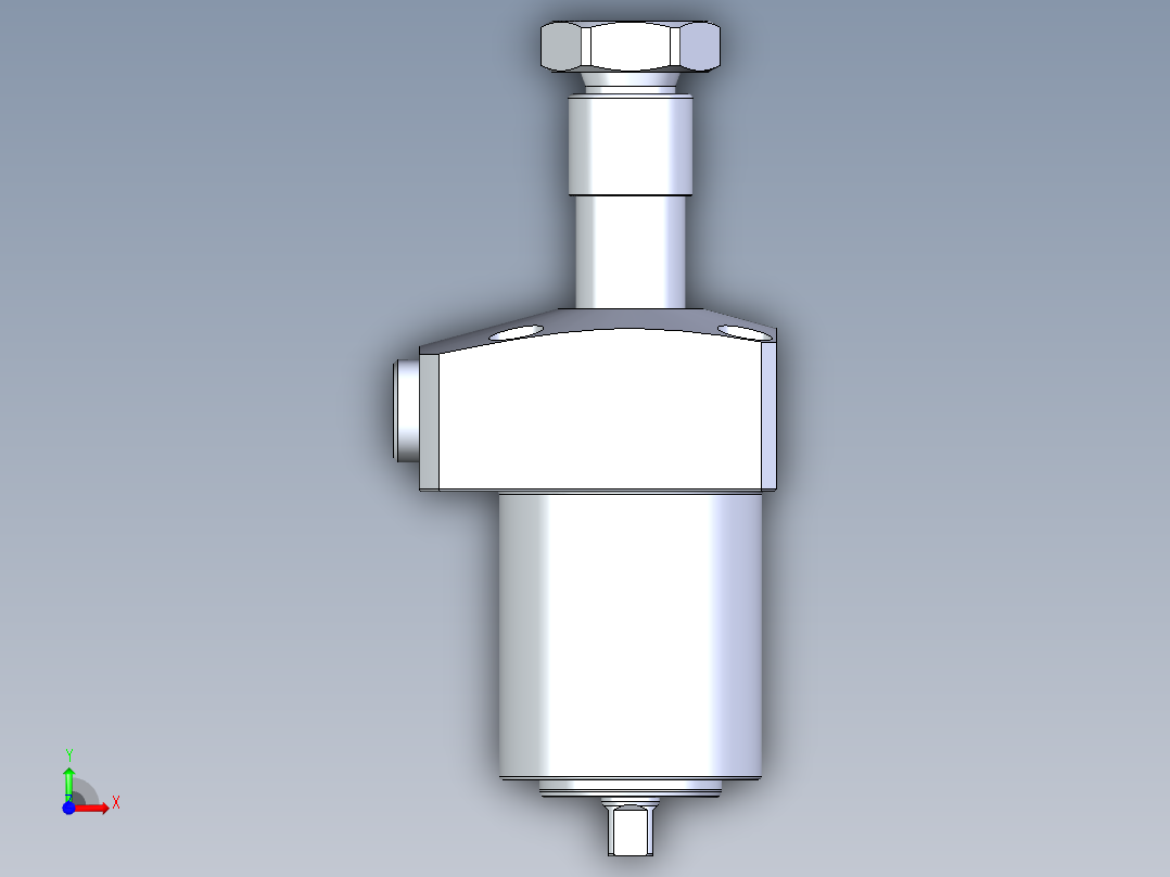 KOSMEKLHA0360-CLD多系列多零件图纸模型前视图