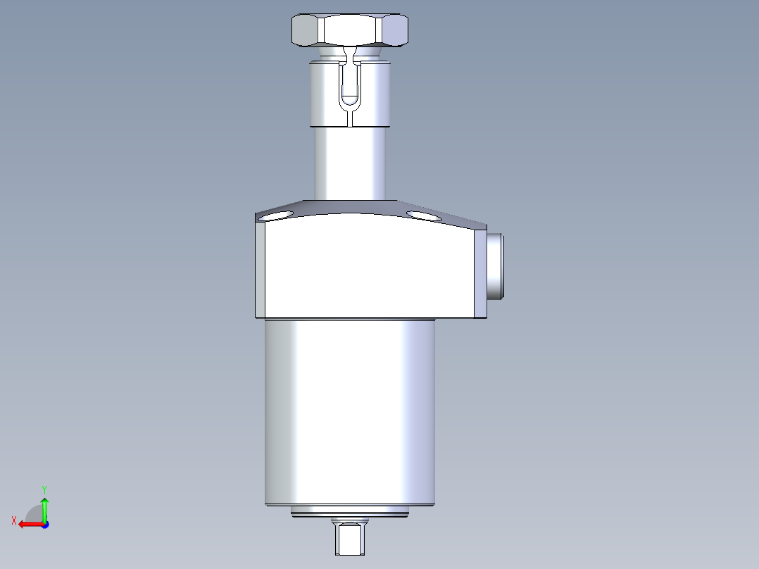 KOSMEKLHA0360-CLD多系列多零件图纸模型后视图