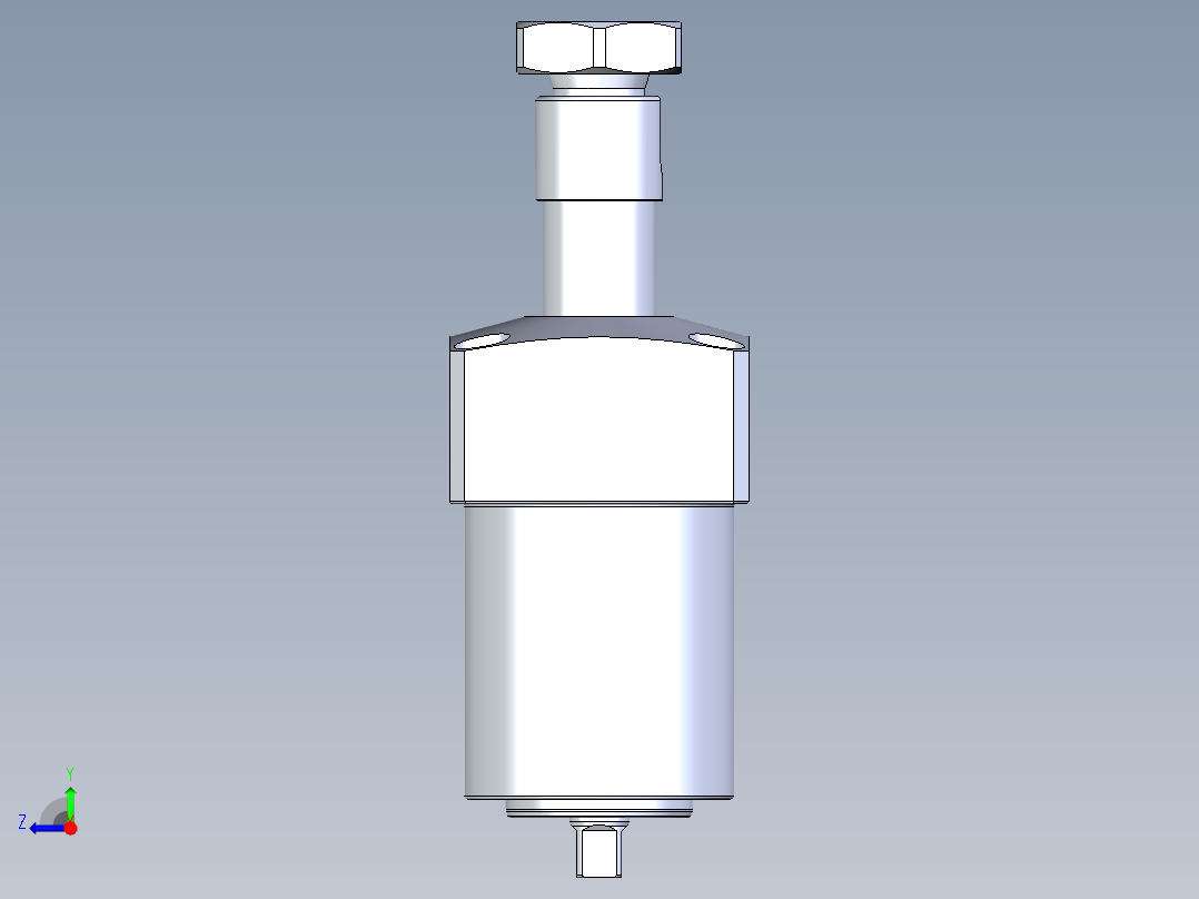 KOSMEKLHA0360-CLD多系列多零件图纸模型右视图