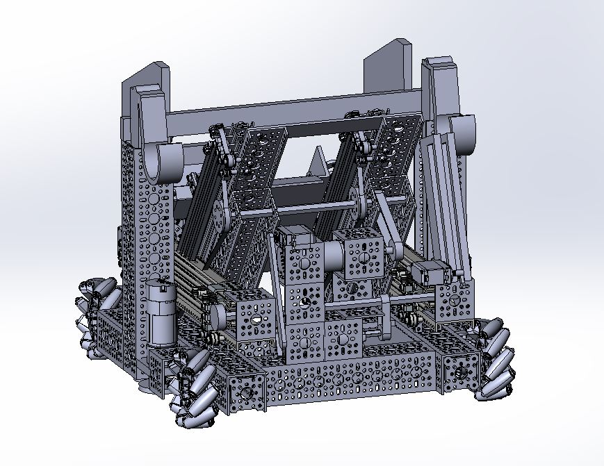 FTC拾取和放置机器人比赛小车Solidworks设计 附STEP格式