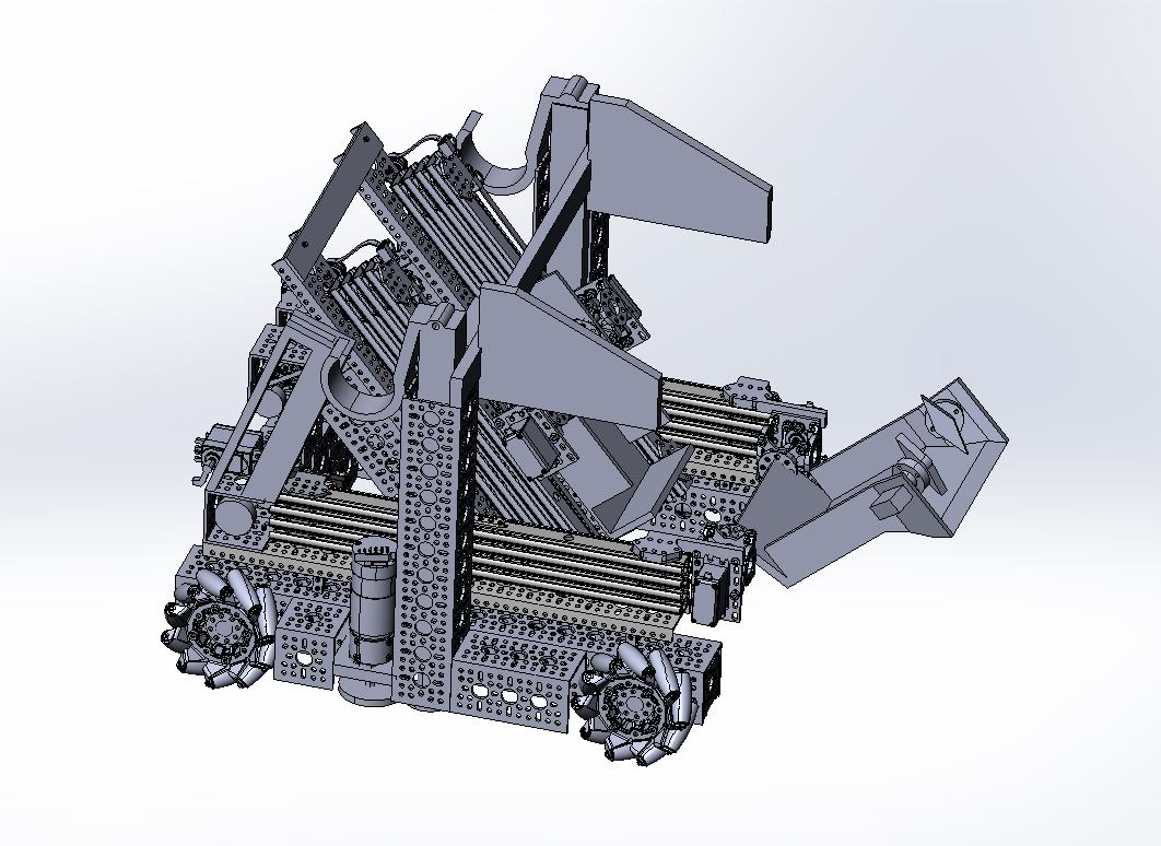FTC拾取和放置机器人比赛小车Solidworks设计 附STEP格式