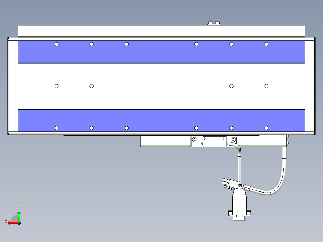 威洛博VL系列直线电机模组-VL14S3-S150后视图