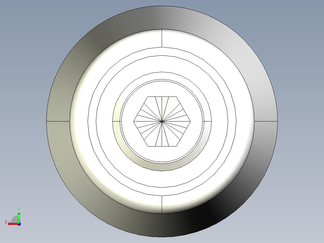 把手(迴轉)2453-3D多系列多零件图纸模型后视图